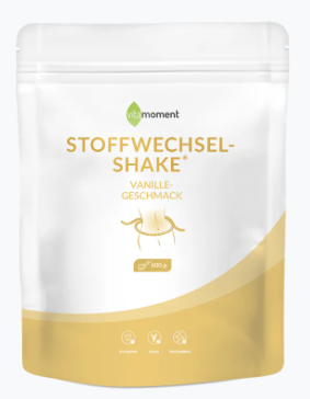 Produktbild von Bewertung vitamoment Stoffwechsel-Shake Pulver 24 Vitamine und Mineralien Eiweiß Ballaststoffe Zuckerfrei Schoko- oder Vanille-Geschmack Gewicht Stoffwechsel Abnehmen