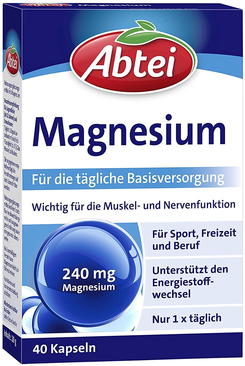 Produktbild von Abtei Magnesium Kapseln (1er Pack)