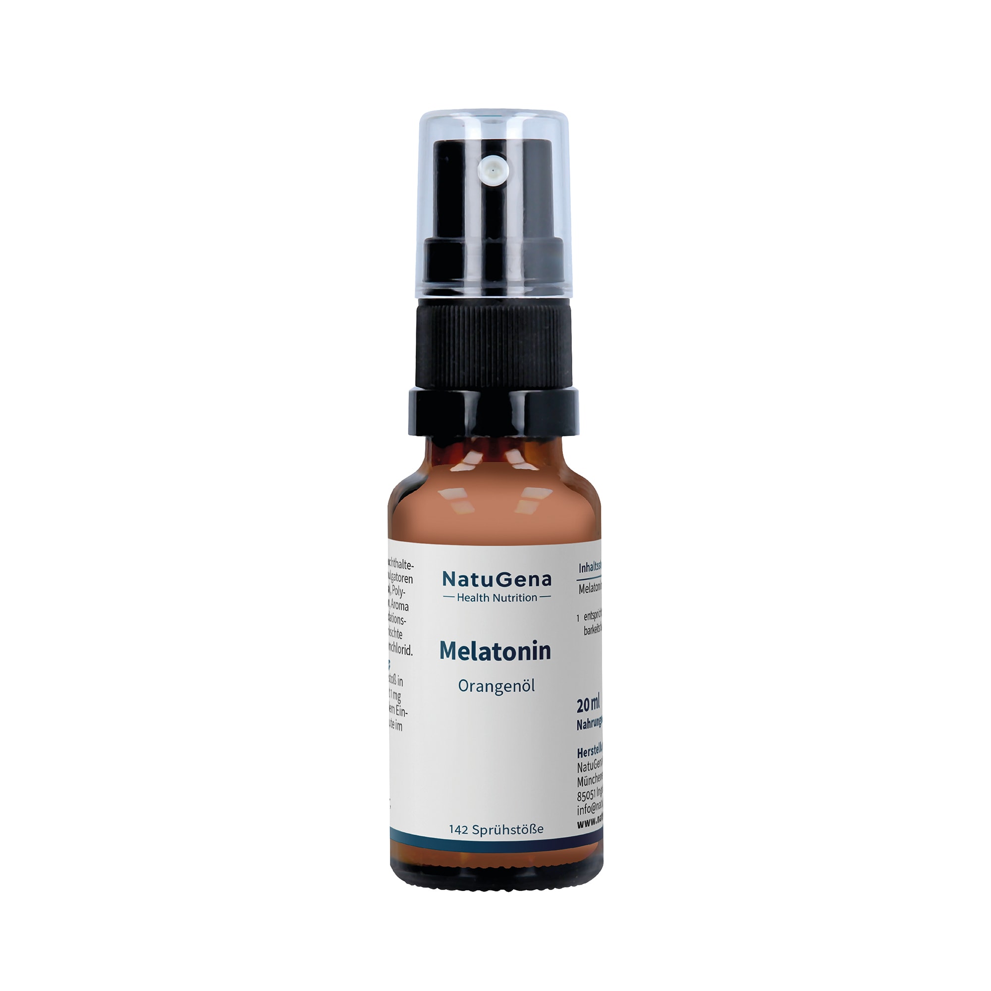 Produktbild von Bewertung NatuGena Melatonin 1mg liposomales NanoSpray zur Verkürzung der Einschlafzeit