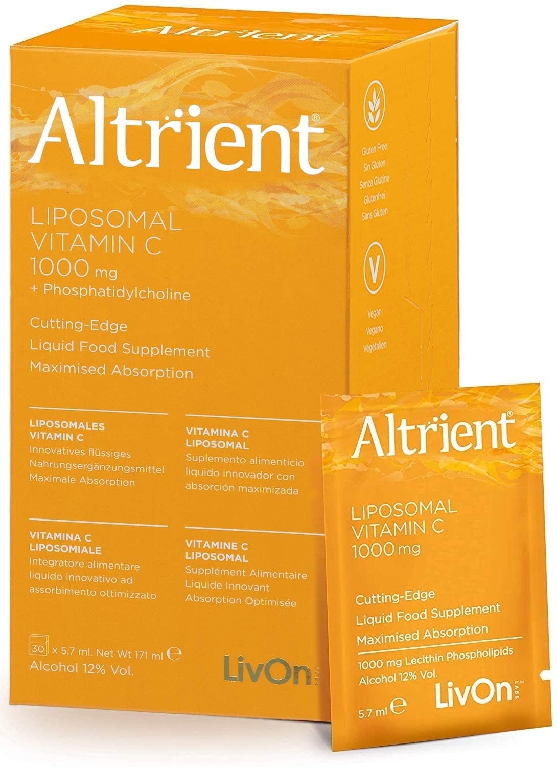 Produktbild von Altrient C - Liposomales Vitamin C / Lypospheric Vitamin C/Lypo-Spheric Vitamin C - Vitamin C 1000mg