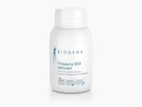 Produktbild von Bewertung BIOGENA Folsäure 800 aktiviert für den Homocystein-Stoffwechsel, Müdigkeit und Schwangerschaft