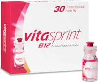 Produktbild von vitasprint - B12 Trinkfläschchen, 30 St. – Mit hochdosiertem Vitamin B12 zur Besserung des Allgemeinbefindens, für mehr Energie und weniger Müdigkeit und Erschöpfung