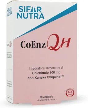 Sifar Nutra CoEnz QH | Kaneka QH | aktive Form von Coenzym Q10 | UBICHINOL 100mg | Antioxidationsmittel und Energiestoffwechsel | 30 Kapseln