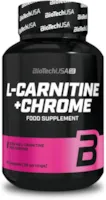 Produktbild von Bewertung BioTechUSA L-Carnitin Chrom Gewichtskontrolle Formel Stimulanzien-frei 1470mg L-Carnitin L-Tartrat pro Portion 60 Kapseln