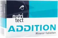 Produktbild von Bewertung nutritect ADDITION Mineral-Tabletten Elektrolyte zum Ausgleich deiner Mineralstoffverluste beim Sport 100 Tabletten