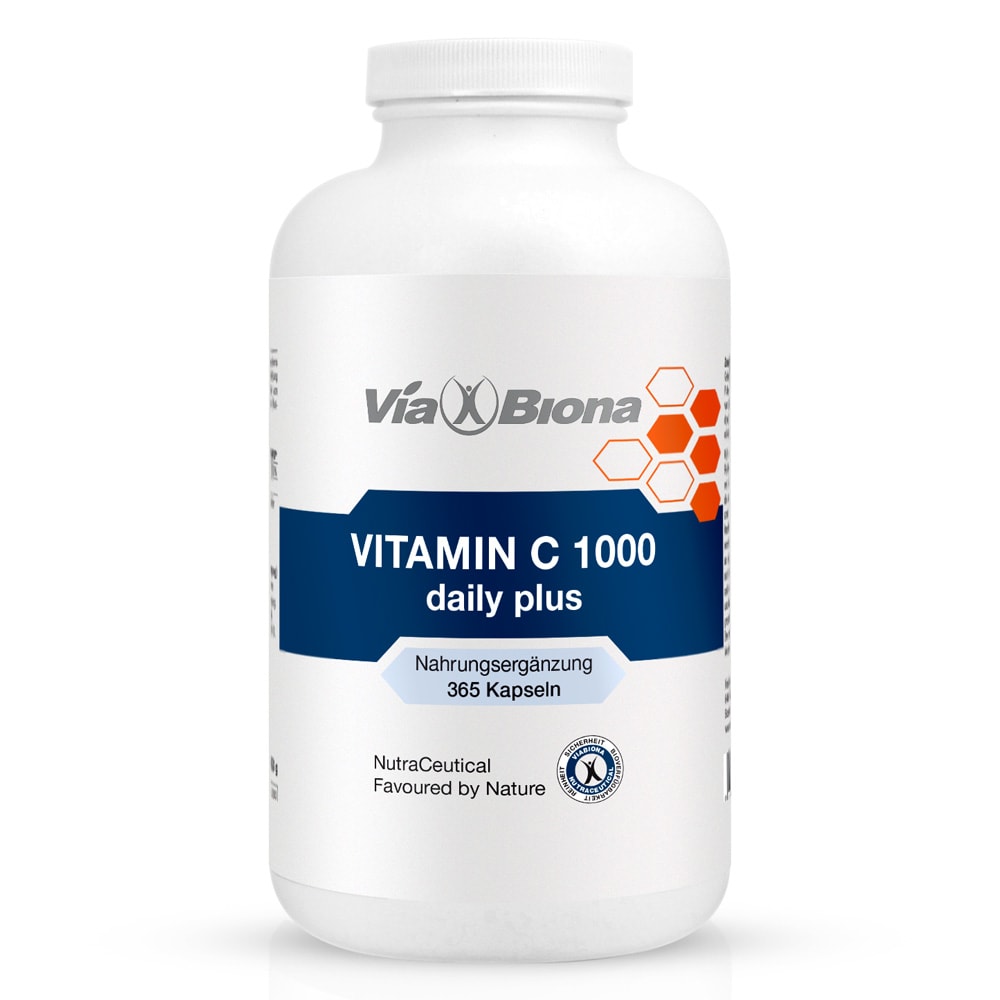 Produktbild von Bewertung Viabiona VITAMIN C 1000 mit Hagebutte DAILY PLUS