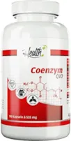 Produktbild von Health+ Coenzym Q10 - 90 Kapseln, körpereigenes Chinon-Derivat, Q-10 Coenzym Kapseln als Nahrungsergänzungsmittel, strukturell verwandt mit Vitamin K und Vitamin E, Made in Germany
