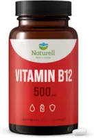 Naturell Vitamin B12 500 µg -180 Tabletten -aktive Form von Vitamin B12: Methylcobalamin- hergestellt in Schweden