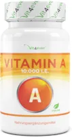 Vit4ever Vitamin A - 10.000 I.E. (3000 µg) - 240 Tabletten - Laborgeprüft (Wirkstoffgehalt & Reinheit) - Retinylacetat - Ohne unerwünschte Zusätze - Hochdosiert - Vegan