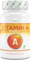 Produktbild von Vit4ever Vitamin A - 10.000 I.E. (3000 µg) - 240 Tabletten - Laborgeprüft (Wirkstoffgehalt & Reinheit) - Retinylacetat - Ohne unerwünschte Zusätze - Hochdosiert - Vegan
