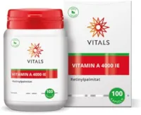 Vitals - Vitamin A 4000 IE 100 Kapseln 1200 mcg Retinylpalmitat pro Kapseln.