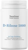 Produktbild von Bewertung NatuGena D Ribose 5000 Energiestoffwechsel Teil der RNA und Baustein von ATP 150g Pulver 30-Tage-Packung