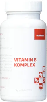 Produktbild von Nutrinax Vitamin B Komplex hochdosiert - 365 Tabletten Jahresvorrat - alle 8 B-Vitamine in einer Tablette - Vitamin B1,B2,B6,B12,Folsäure,Biotin,Niacin,Pantothensäure - Made in Germany - vegan(365 Tabletten)