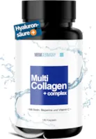 MBMGermany® Multi Kollagen Kapseln [HOCHDOSIERT] + Hyaluronsäure, Biotin, Bioperine, Vitamin C + Laborgeprüft bei Dr. Mang - 180 Stück