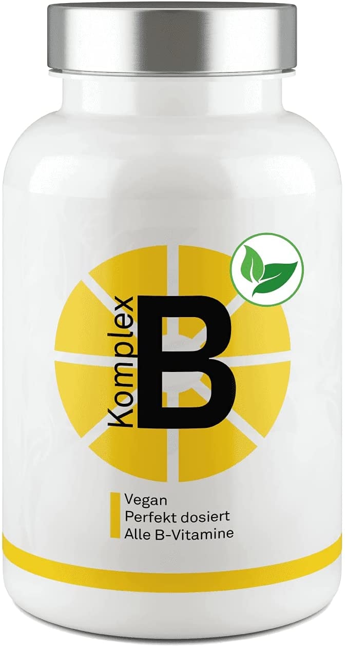 Produktbild von Bewertung Valuelife Vitamin B Komplex 100% Perfekt dosiert mit bioaktivem B-Vitamin Keine Zusatzstoffe mit Ginkgo Biloba Pulver 180 Portionen von Valuelife