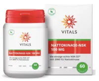 Produktbild von Bewertung VITALS NATTOKINASE-NSK Kapseln NSK-SD® MIT 2000 FU NATTOKINASE (Fibrinolytic Units) Artikelnummer V4683
