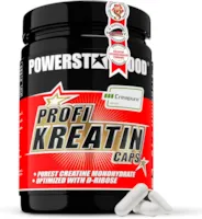 Produktbild von Bewertung Powerstar PROFI KREATIN CAPS hochdosiert 500 Kapseln Creatin-Monohydrat Deutsche Herstellung 100% reinstes Creapure D-Ribose Kraft & Ausdauer im Training 1 Dose für 3 volle Monate