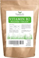 Naturefy Vitamin B2 Pulver - Riboflavin Pulver - 30g Reines Riboflavin Als Vitamin B2 - Allergenfrei - Vegan - Geprüft In Deutschland - Produziert In Deutschland - Ohne Zusatzstoffe