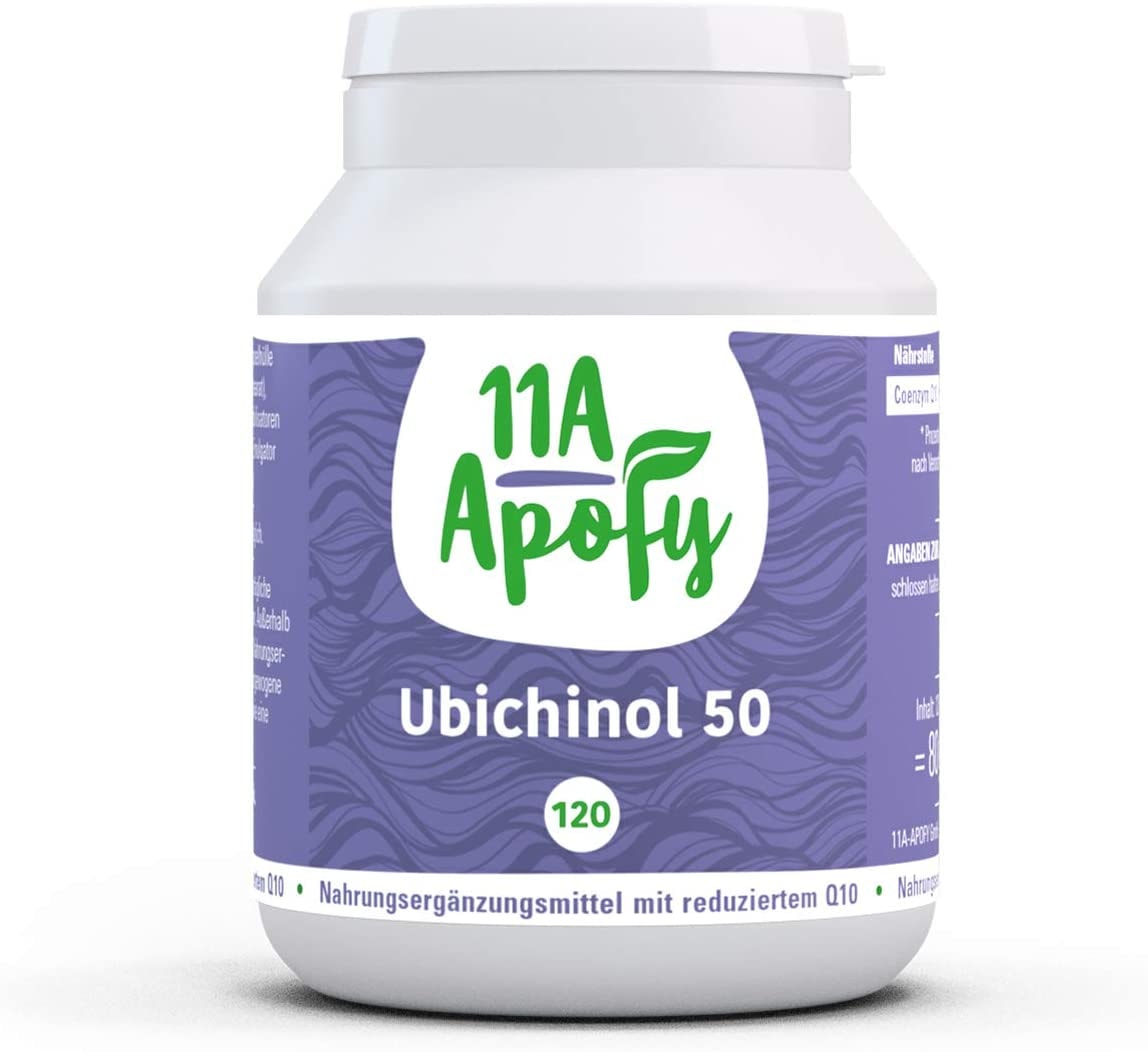 Produktbild von 11A-Apofy | Ubichinol 50 | Aktive Form des Coenzym Q10 | 120 Kapseln