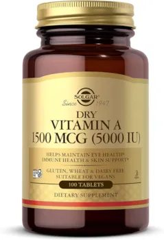 Produktbild von Fair & Pure Trockenes Vitamin A 1.500 mcg Haut Augengesundheit 100 Tabletten