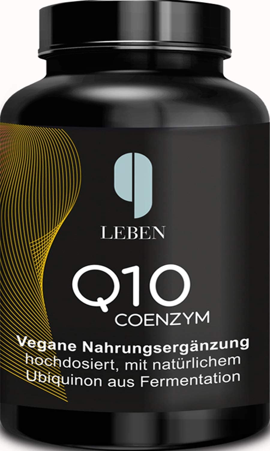 Produktbild von 9 Leben Coenzym Q10 hochdosiert 4-Monatsvorrat 120 Kapseln vegan 180 mg Tagesdosis Premium Q10 aus pflanzlicher Fermentation | laborgeprüft | Ubiquinon hoch-bioverfügbar | made in D. | bio | pur