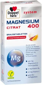 Doppelherz Magnesium 400 Citrat System Brausetabletten