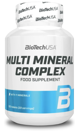 Produktbild von Bewertung BioTechUSA Multi Mineral Complex Tabletten Knochengesundheit Muskelfunktion Stoffwechsel Schlüsselmineralien