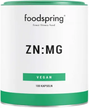 foodspring ZN:MG Kapseln, 100 Stück, Vegan Zink Magnesium Supplement für deine Bestleistung Besuchen Sie den foodspring-Store