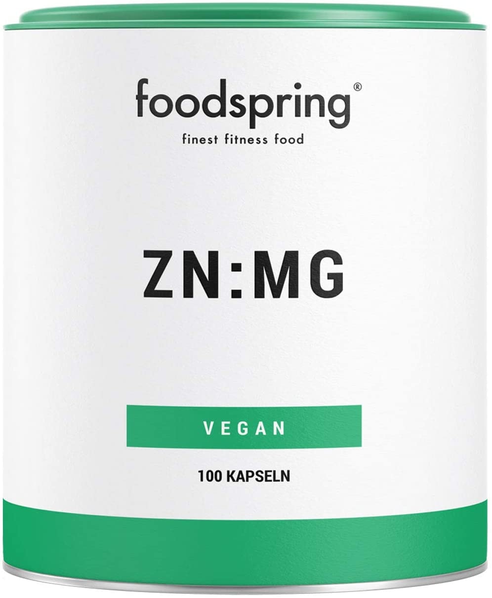Produktbild von foodspring ZN:MG Kapseln, 100 Stück, Vegan Zink Magnesium Supplement für deine Bestleistung Besuchen Sie den foodspring-Store