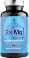Produktbild von Louise & Mann - Vital Concept - DOPPEL-MAGNESIUM Magnesiumcitrat 90 Vegane Kapseln - 1440mg hochdosiert Magnesium Citrate Komplex Kapseln – Frei von Zusatzstoffen Laborgeprüft & Hergestellt in Deutschland