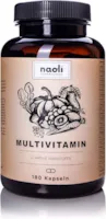 Produktbild von Naoli Multivitamin Tabletten Hochdosiert| Ein Komplex aus Vitaminen und Mineralstoffen | Für Frauen und Männer | Gesunde Haare, Haut und Nägel Vitamin | 180 multi vitamine Kapseln | Vitamintabletten