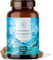 Produktbild von Bewertung Alpha Foods ASHWAGANDHA Hochpotenz Ashwagandha Extrakt mit 7% Withanolide, Ohne Zusatzstoffe, ohne Hilfsstoffe - 100 Vegane Kapseln