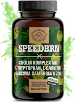 Produktbild von Bewertung SCHEUNENGUT SPEEDBRN Stoffwechsel Formel mit Cholin L-Carnitin Garcinia Cambogia L-Tryptophan Zink