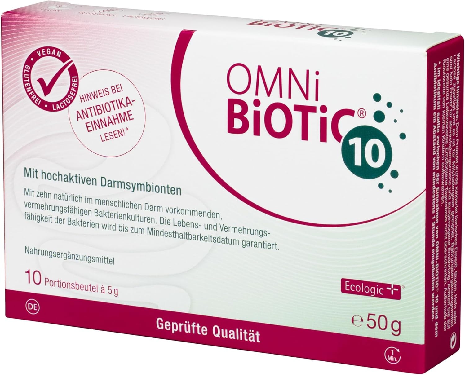 Produktbild von Bewertung OMNi-BiOTiC 10 unterstützt die Darmflora und gleicht das bakterielle Ungleichgewicht aus