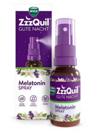 Produktbild von Bewertung Wick ZzzQuil Gute Nacht Melatonin Spray zur Verkürzung der Einschlafzeit PZN 18803840