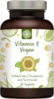 Produktbild von Kala Health Vitamin E-8 60 Vegan Kapseln - Enthält alle 8 bekannten Formen Vitamin E, darunter 4 Tocotrienole (40mg) und 4 Tocopherole von ausgezeichneter Qualität, und aus natürlichen Quellen