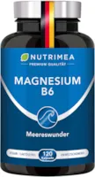 Produktbild von Plastimea  - MAGNESIUM MARE® + Vitamin B6 | Natürliche Magnesiumquelle aus dem Meer | ELEMENTARES reines Magnesium aus Magnesiumoxid | Pulver Kapseln Hochdosiert 100% VEGAN