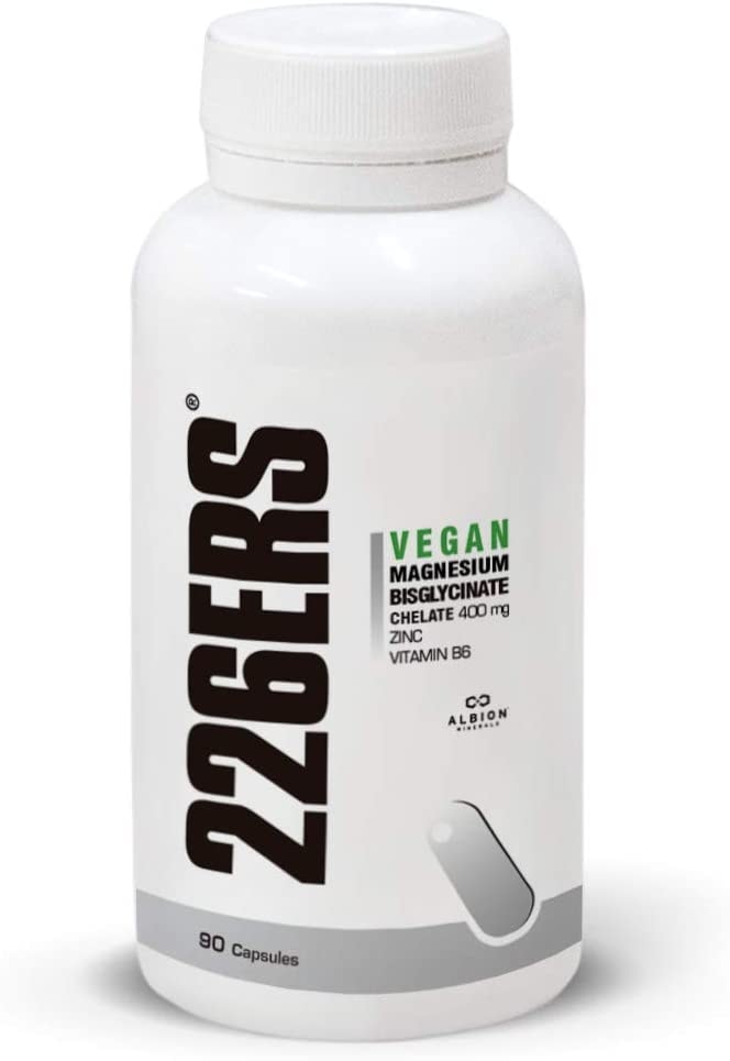 Produktbild von 226ERS Vegan Magnesium - Chelatiertes Magnesium, Zink und Vitamin B6 - 90 Kapseln
