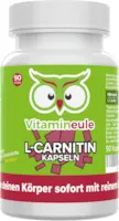 Produktbild von Bewertung Vitamineule L-Carnitin Kapseln 500mg Qualität aus Deutschland hochdosiert vegan laborgeprüft ohne Zusätze L-Carnitin Tartrat