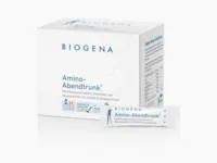 Produktbild von Bewertung BIOGENA Amino-Abendtrunk mit Magnesium, Hopfen und Ashwagandha für einen erholsamen Schlaf