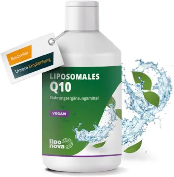 Produktbild von Bewertung YOYOSAN liposomales Coenzym Q10 hochdosiert als Ubiquinon flüssig auf rein pflanzlicher Basis 250ml Q10 50 Tage Vorrat hoch BIOVERFÜGBAR LABORGEPRÜFT