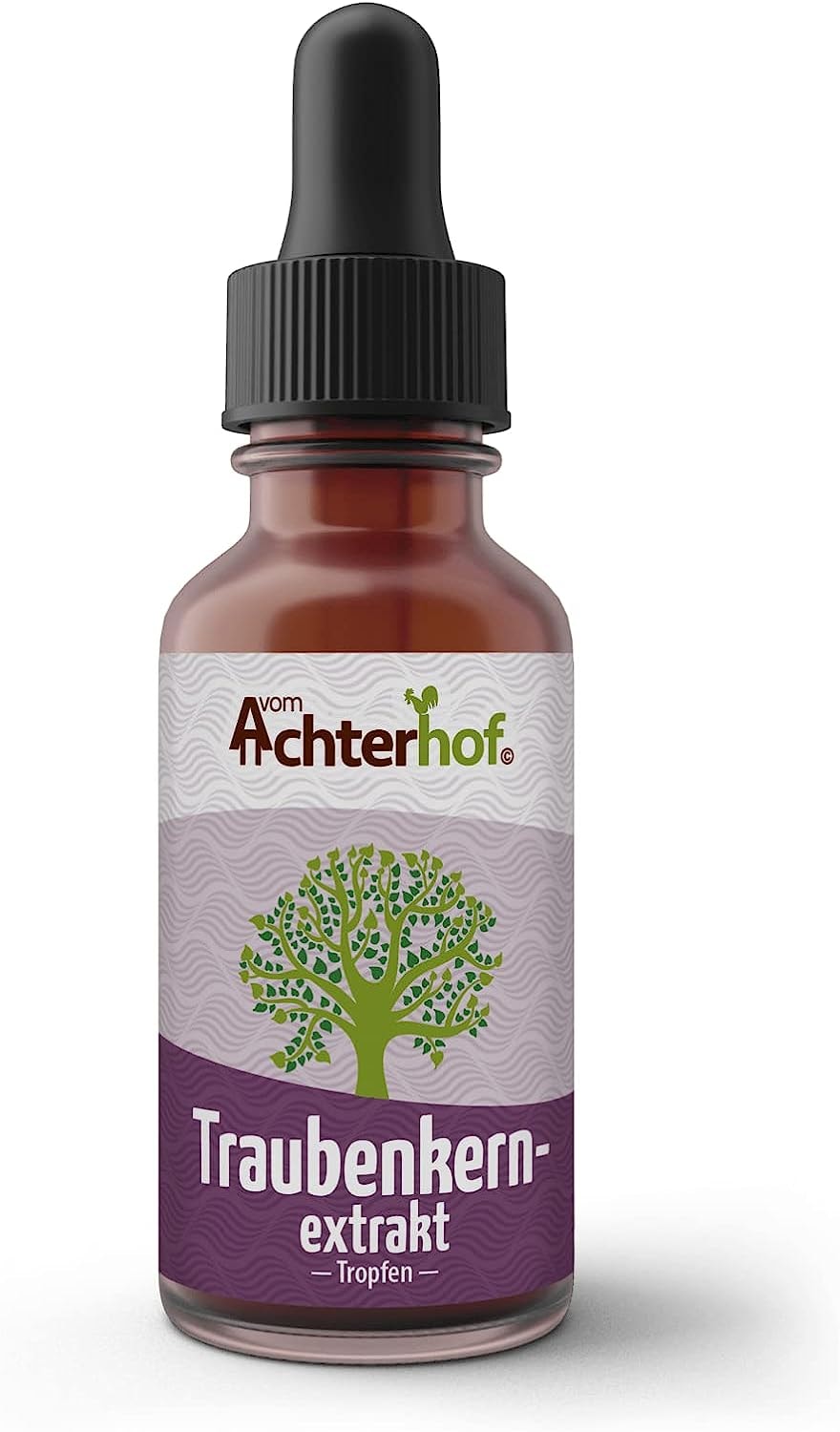 Produktbild von Bewertung Vom Achterhof OPC Traubenkernextrakt Tropfen 31 mg je Tagesdosis gemessen nach der traditionellen HPLC-Testmethode ohne Alkohol natürlicher Pflanzenstoff aus der Gruppe der Polyphenole vom Achterhof