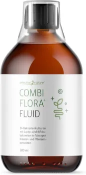Produktbild von Bewertung effective nature Combi Flora Fluid für die Darmflora mit 24 lebensfähige Bakterienstämme sowie hochwertige Pflanzen- und Kräuterextrakte
