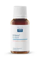 Produktbild von Bewertung FormMed D-form K2 liquid Tropfen Immunsystem Muskelfunktion Knochen Zähne Zellteilung Artikel-Nr. 2000.1429