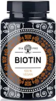 Produktbild von DiaPro Hochdosierte Biotin-Tabletten mit 10 mg Biotin pro Tablette Auch als Vitamin B7 bzw. Vitamin H bekannt 365 Stück Jahresvorrat. 100% Vegan Laborgeprüft Made in Germany