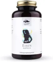 Produktbild von Kräuterhandel Sankt Anton Eisen 20 mg Eisen Hochdosiert Laborgeprüft Deutsche Premium Qualität 180 Kapseln