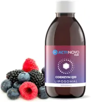 Produktbild von Bewertung ActiNovo Coenzym Q10 liposomal Waldbeere 50 Tagesdosen à 100 mg CoQ10 | Vegan | 250 ml | Hochdosiert & laborgeprüft | Wirksamer als Kapseln & Pulver | Liposomal | Glutenfrei | Made in Germany