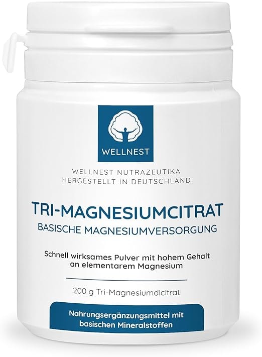 Produktbild von Bewertung WELLNEST Magnesium Trio Kapseln mit Magnesiumcitrat, Magnesiumbisglycinat und Magnesiumthreonat 600 mg