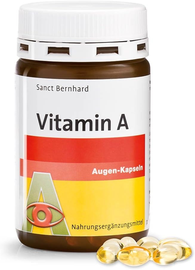 Produktbild von Bewertung Sanct Bernhard Vitamin A-Augen-Kapseln mit 800 µg Vitamin A 180 Kapseln