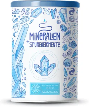 Produktbild von Alpha Foods Mineralien und Spurenelemente - Mit Ur-Essenz Shilajit - Frei von Zusatz- und Hilfsstoffen - Optimal bioverfügbare Mischung aktiver Mineralstoffverbindungen - 450g Pulver